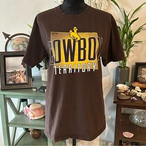 Pro Edge Cowboy Territory Brown T-Shirt